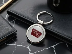 Audi Anello Chiave Stile Premium in Acciaio Inox